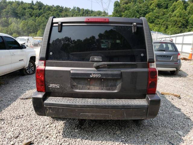 1J8HG48K16C103780 - 2006 JEEP COMMANDER GRAY photo 6