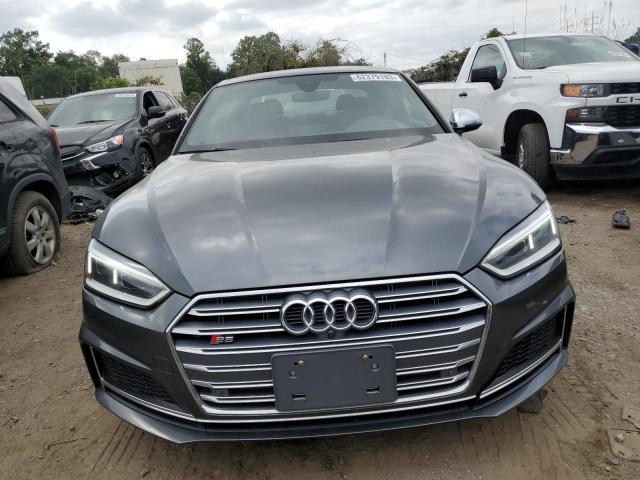 WAUR4AF54JA092629 - 2018 AUDI S5 PRESTIGE GRAY photo 5