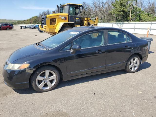 1HGFA16978L027002 - 2008 HONDA CIVIC EXL BLACK photo 1