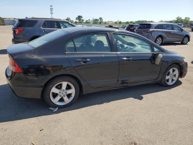 1HGFA16978L027002 - 2008 HONDA CIVIC EXL BLACK photo 3