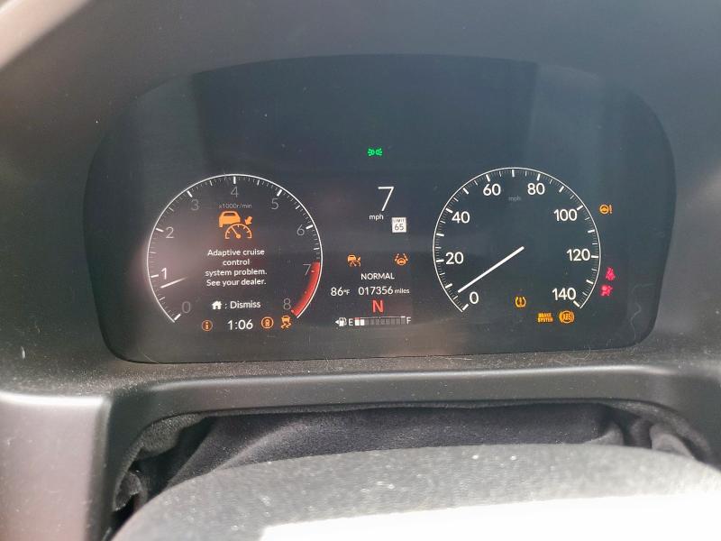 5FNRL6H89SB004709 - 2025 HONDA ODYSSEY TOURING WHITE photo 9