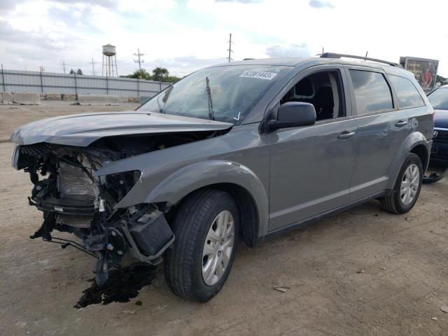 3C4PDCAB7KT865459 - 2019 DODGE JOURNEY SE GRAY photo 1