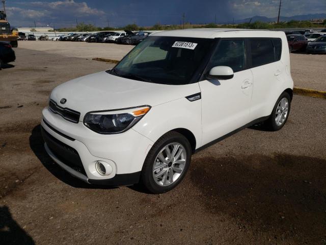 KNDJP3A50K7666751 - 2019 KIA SOUL + WHITE photo 1