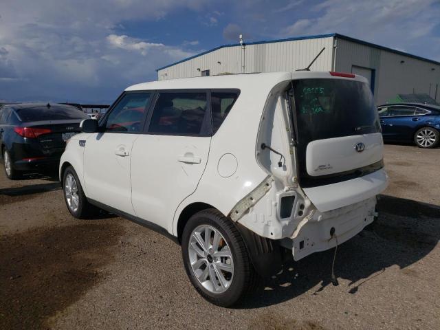 KNDJP3A50K7666751 - 2019 KIA SOUL + WHITE photo 2