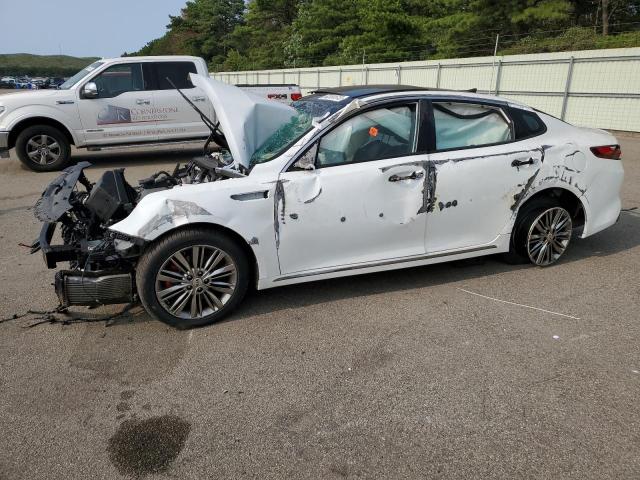 5XXGV4L28JG240224 - 2018 KIA OPTIMA SXL WHITE photo 1