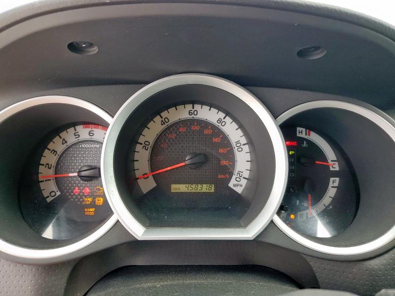 5TFJU4GN3DX047926 - 2013 TOYOTA TACOMA DOUBLE CAB PRERUNNER SILVER photo 9