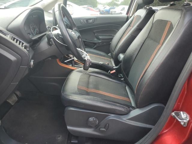 MAJ6P1CL6JC165820 - 2018 FORD ECOSPORT SES Rouge photo 7
