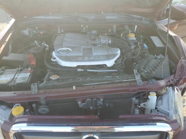 JN8DR09Y83W831073 - 2003 NISSAN PATHFINDER LE RED photo 12