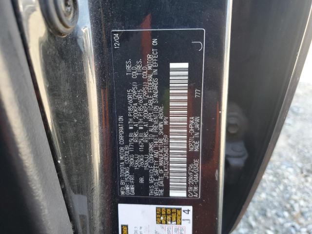 JTLKT324054011859 - 2005 TOYOTA SCION XB 黑色 照片 12