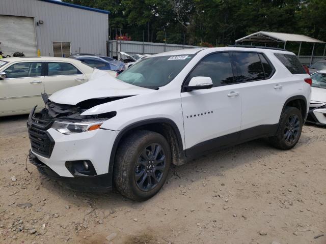 1GNERJKW1MJ267092 - 2021 CHEVROLET TRAVERSE RS WHITE photo 1