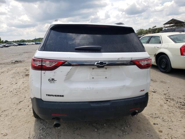 1GNERJKW1MJ267092 - 2021 CHEVROLET TRAVERSE RS WHITE photo 6