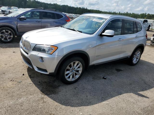 5UXWX9C51D0D08397 - 2013 BMW X3 XDRIVE28I SILVER photo 1