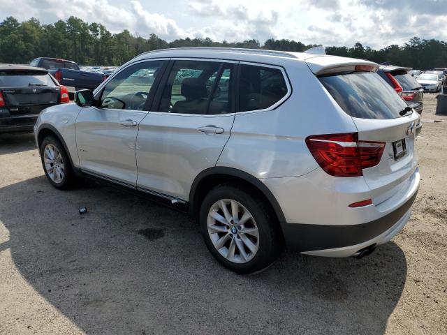 5UXWX9C51D0D08397 - 2013 BMW X3 XDRIVE28I SILVER photo 2