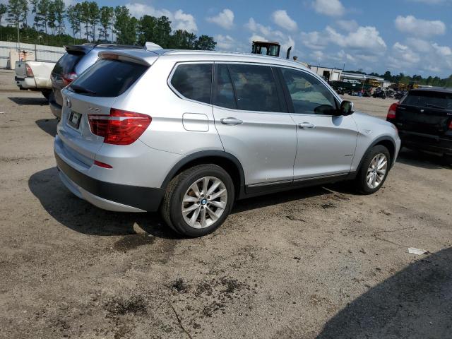 5UXWX9C51D0D08397 - 2013 BMW X3 XDRIVE28I SILVER photo 3