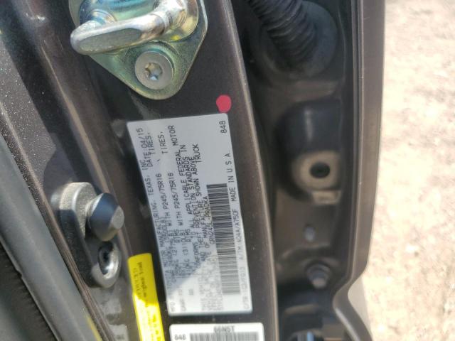 5TFLU4EN6FX135853 - 2015 TOYOTA TACOMA DOUBLE CAB Grau Foto 12