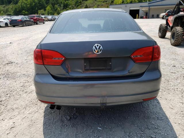 3VW1K7AJ6BM344153 - 2011 VOLKSWAGEN JETTA BASE 灰色 照片 6