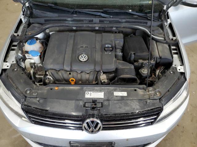 3VWDX7AJ1DM374369 - 2013 VOLKSWAGEN JETTA SE SILVER photo 11