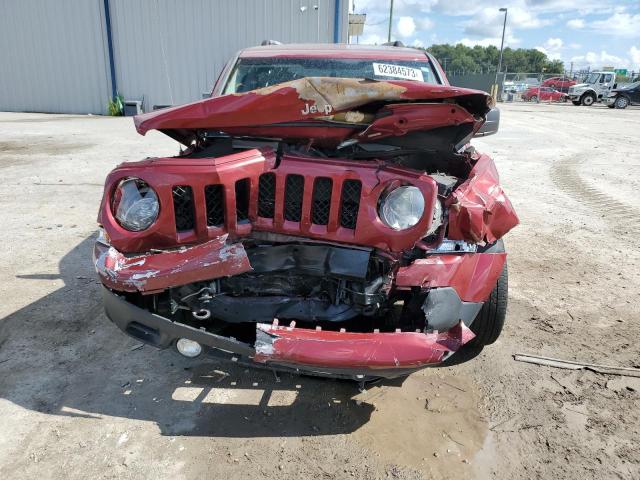 1J4NT4GB8BD111333 - 2011 JEEP PATRIOT LATITUDE RED photo 5