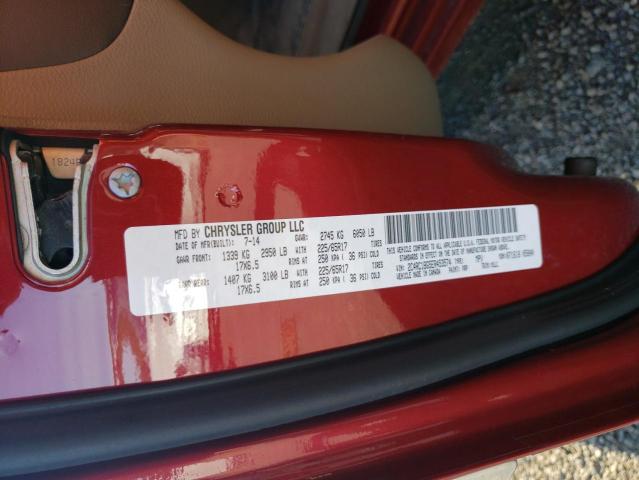 2C4RC1BG5ER453574 - 2014 CHRYSLER TOWN & COU TOURING 红色 照片 13