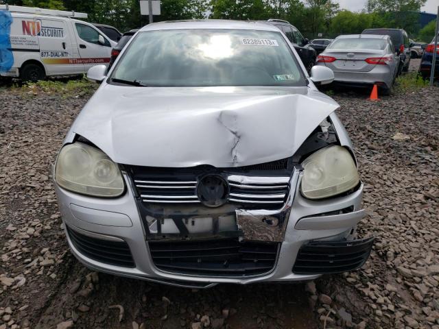 3VWEF71K27M189574 - 2007 VOLKSWAGEN JETTA WOLFSBURG SILVER photo 5