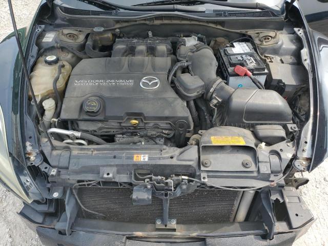 1YVHZ8CB3B5M11817 - 2011 MAZDA 6 S BLACK photo 11