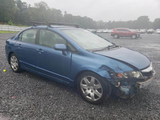 2HGFA1F54AH302471 - 2010 HONDA CIVIC LX BLUE photo 4