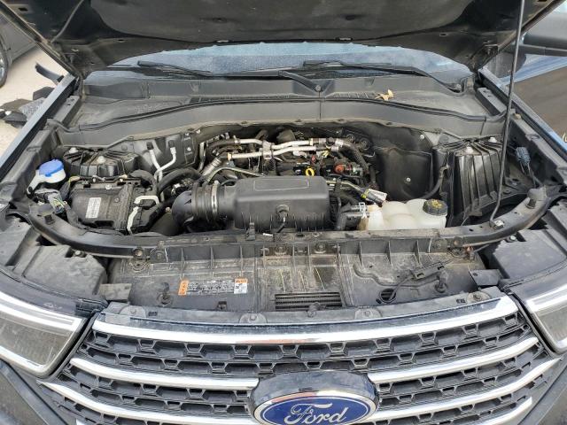 1FMSK8DH4MGB79198 - 2021 FORD EXPLORER XLT შავი ფოტო 11