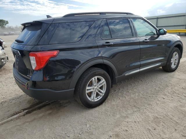 1FMSK8DH4MGB79198 - 2021 FORD EXPLORER XLT შავი ფოტო 3