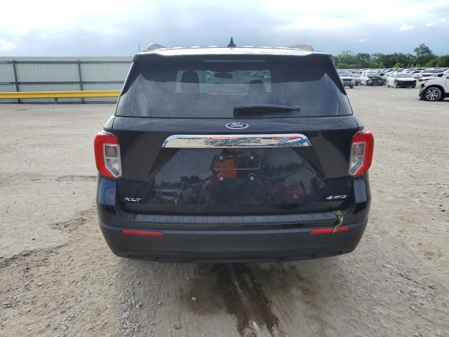 1FMSK8DH4MGB79198 - 2021 FORD EXPLORER XLT შავი ფოტო 6