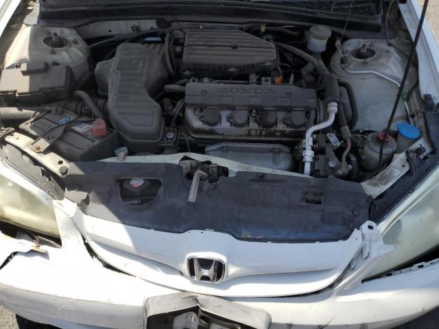 2HGES16325H563059 - 2005 HONDA CIVIC DX VP WHITE photo 11