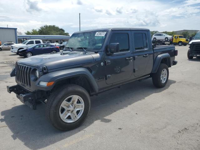 1C6HJTAGXLL187495 - 2020 JEEP GLADIATOR SPORT GRAY photo 1