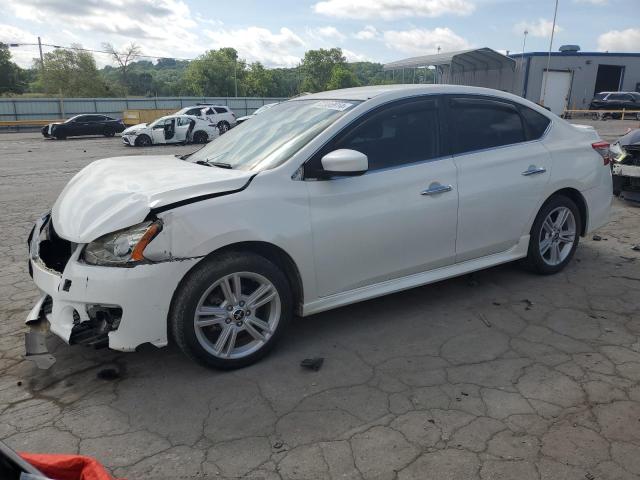 3N1AB7AP8DL751703 - 2013 NISSAN SENTRA S WHITE photo 1