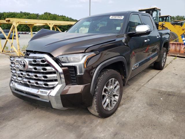 5TFMA5DB4NX029572 - 2022 TOYOTA TUNDRA CREWMAX PLATINUM Braun Foto 1