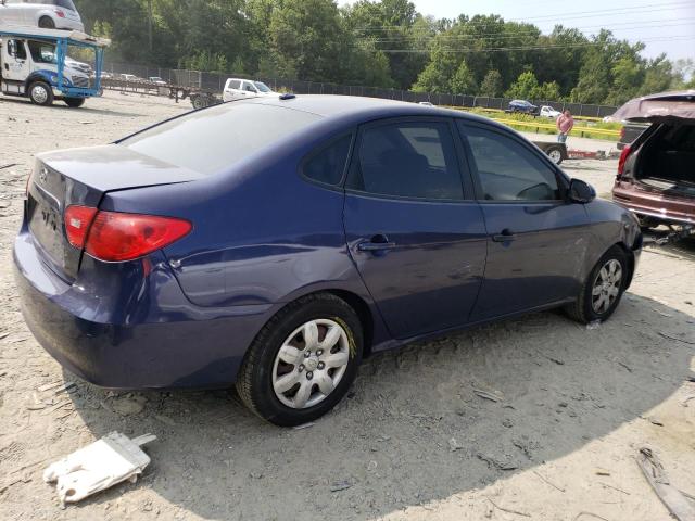 KMHDU46D78U567734 - 2008 HYUNDAI ELANTRA GLS BLUE photo 3