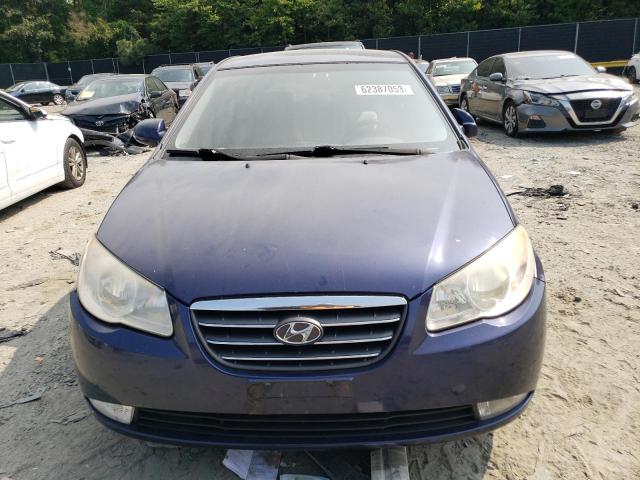 KMHDU46D78U567734 - 2008 HYUNDAI ELANTRA GLS BLUE photo 5