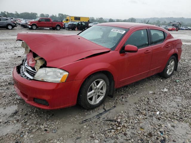 1C3CDZCB0CN150673 - 2012 DODGE AVENGER SXT RED photo 1