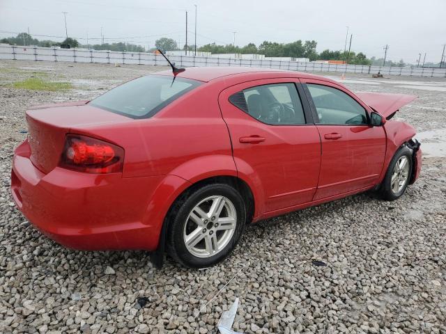 1C3CDZCB0CN150673 - 2012 DODGE AVENGER SXT RED photo 3