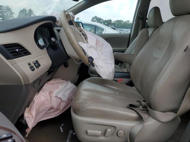 5TDYK3DC5DS375534 - 2013 TOYOTA SIENNA XLE BLUE photo 7