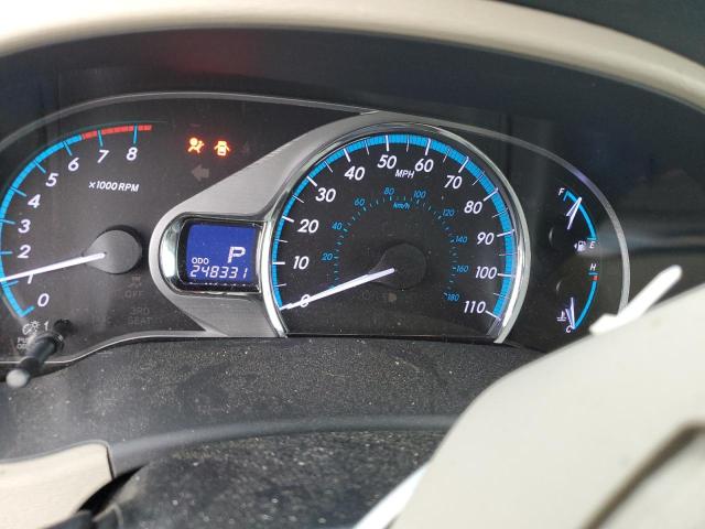 5TDYK3DC5DS375534 - 2013 TOYOTA SIENNA XLE BLUE photo 9