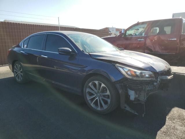 1HGCR2F57EA008617 - 2014 HONDA ACCORD SPORT BLUE photo 4