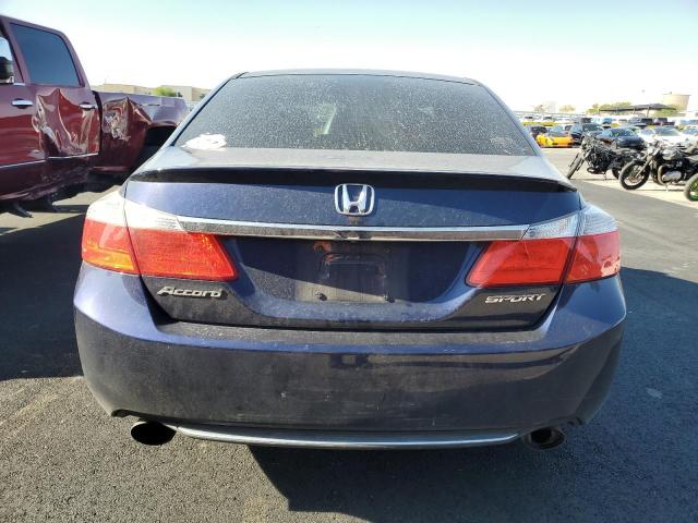 1HGCR2F57EA008617 - 2014 HONDA ACCORD SPORT BLUE photo 6