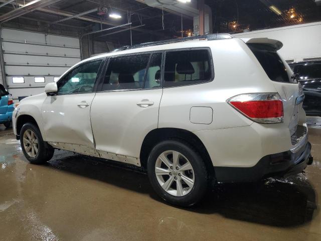 5TDBK3EH6CS172649 - 2012 TOYOTA HIGHLANDER BASE Սպիտակ լուսանկար 2