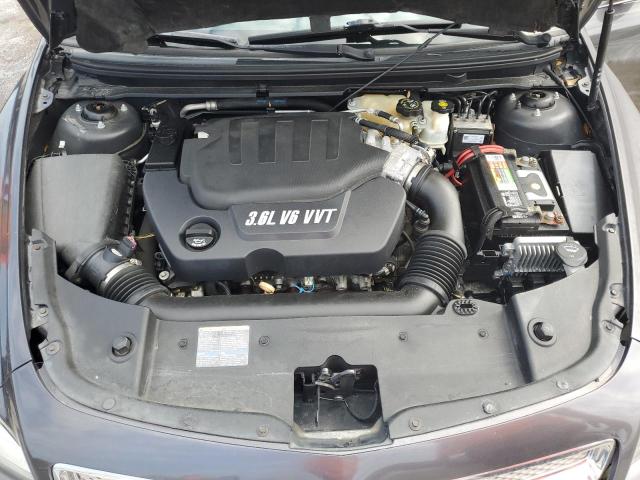 1G1ZE5E73A4120177 - 2010 CHEVROLET MALIBU LTZ ნაცრისფერი ფოტო 11