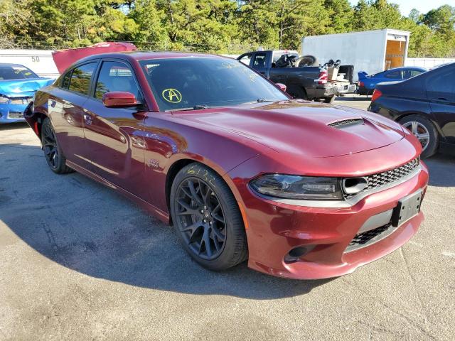 2C3CDXGJ1KH662066 - 2019 DODGE CHARGER SCAT PACK BURGUNDY photo 1