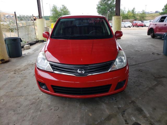 3N1BC1CP8AL465003 - 2010 NISSAN VERSA S RED photo 5