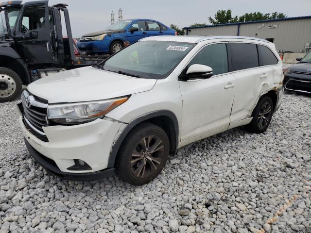5TDJKRFH6GS297346 - 2016 TOYOTA HIGHLANDER XLE 白色 照片 1