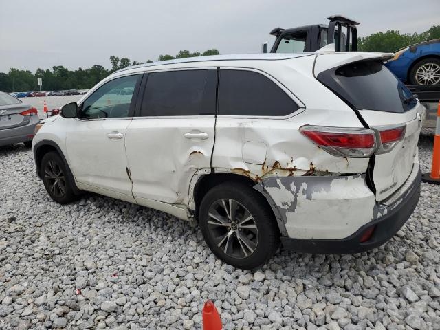 5TDJKRFH6GS297346 - 2016 TOYOTA HIGHLANDER XLE 白色 照片 2