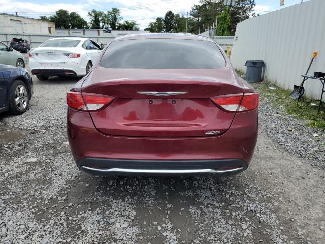 1C3CCCAB9FN535835 - 2015 CHRYSLER 200 LIMITED RED photo 6