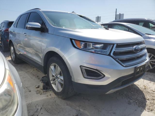 2FMTK3J86FBB27027 - 2015 FORD EDGE SEL SILVER photo 4