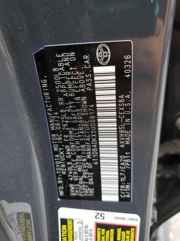 4T1DBADKXSU008174 - 2025 TOYOTA CAMRY XSE Серый фото 13